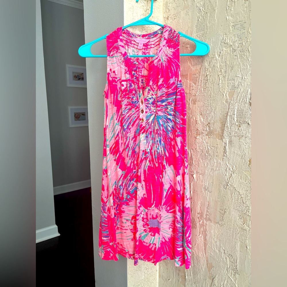 Lilly Pulitzer Sleeveless Hot Pink Dress